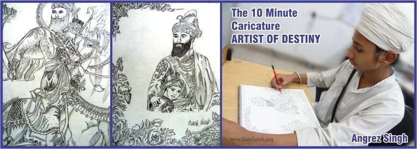 Angrez Singh  The 10-Minute Caricature Artist Who Found Hope in Baru Sahib