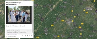 Akal Flood Relief Map