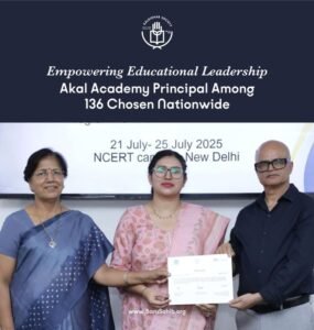 Akal Academy Principal Among Top 136 Chosen for UNESCO-CBSE Leadership Workshop