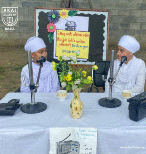 Voices That Inspire – Radio Talk Activity at Akal Academy, Rajia