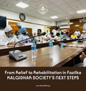 Rebuilding Fazilka – Kalgidhar Society ’s Mission Beyond Flood Relief