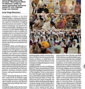 Healing Minds, Restoring Faith – The Kalgidhar Society Marks World Mental Health Day 2025