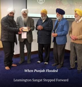 Punjab Flood Relief Strengthened by Leamington Sangat’s Seva
