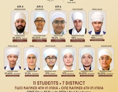 Akal Academy CBSE 2026 – Rural Punjab Girls Top the Nation