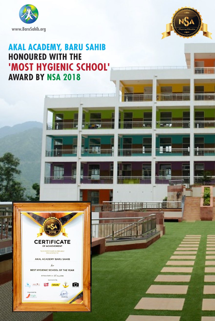 Akal-Academy-Baru-Sahib-honoured-with-the-Most-Hygienic-School-award-by-NSA-2018
