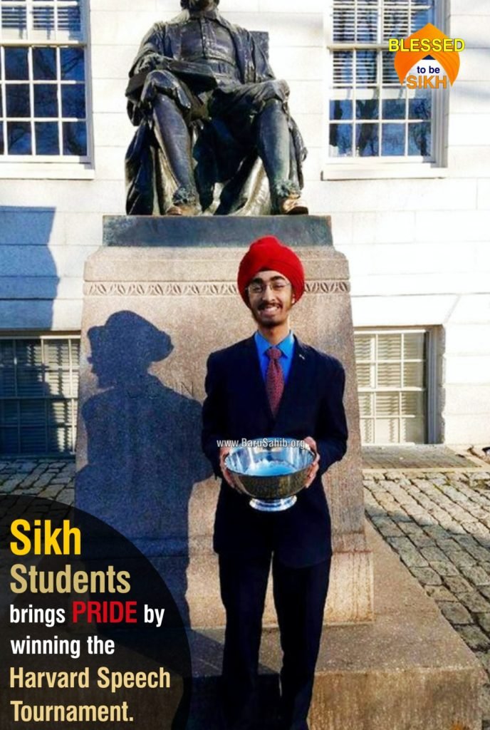 Sikh Students brings PRIDE by winning the Harvard Speech Tournament