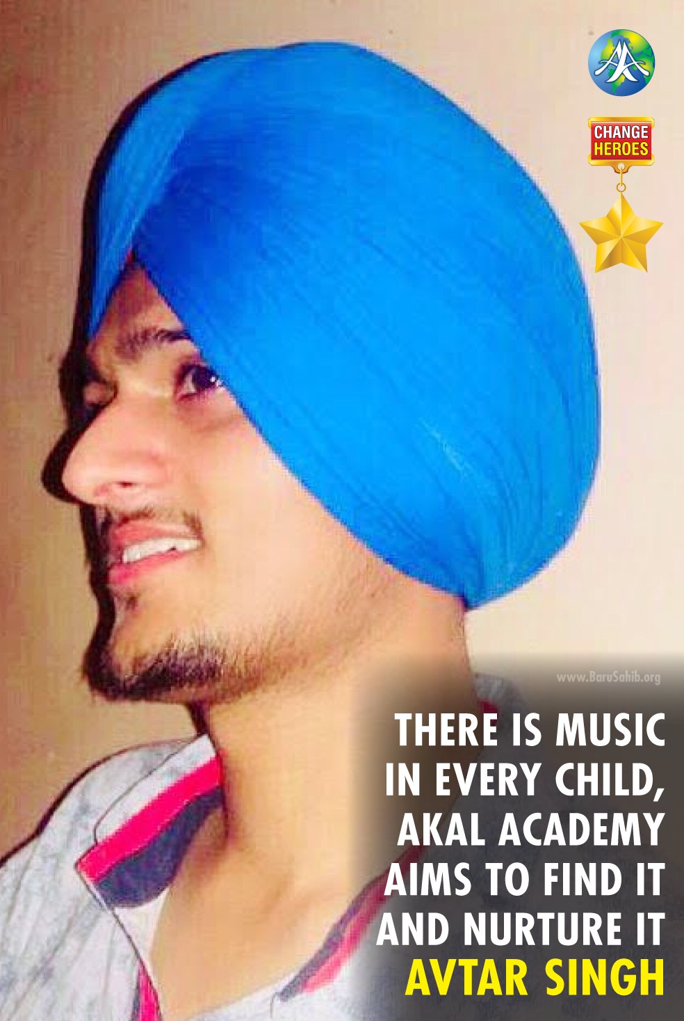 There is Music in every child, Akal Academy aims to find it and Nurture it. – A musical rhyme of our alumnus Avtar Singh Gill