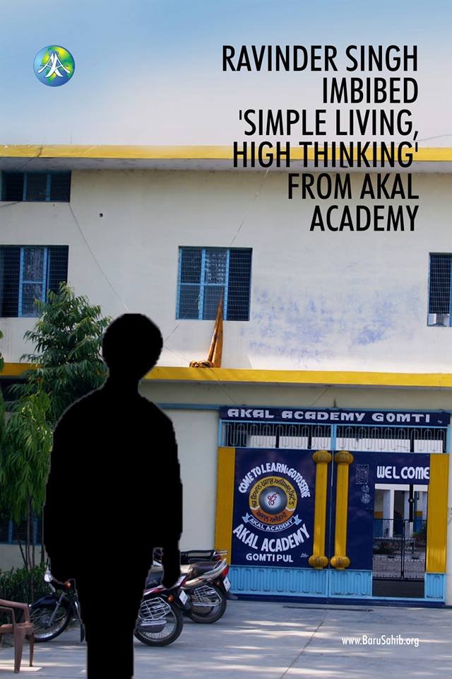 Ravinder Singh imbibed ‘Simple Living, High Thinking’ From Akal Academy
