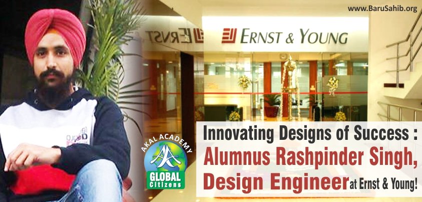 Innovating Designs of Success : Alumnus Rashpinder Singh, Design Engineer at Ernst & Young