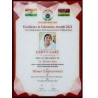 Dr Neelam Kaur Excellence in School Education Award