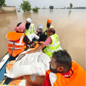 Baru Sahib Rescue on Boats fazilka