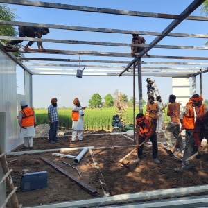 Houses reconstructed