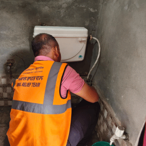 Repair Work in Flood areas