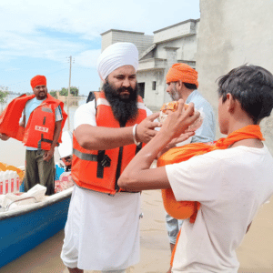 Helping Floods victims punjab