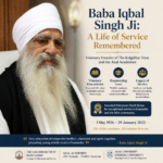 Portrait of Sant Baba Iqbal Singh Ji, visionary founder of The Kalgidhar Trust, remembered for transforming rural education through 130 Akal Academies.